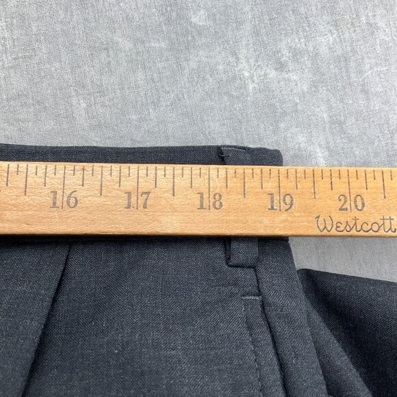 Jos A Bank Suit Men 46L/38Wx31L Gray Straight Leg Classic Career Wool 2pc - Picture 14 of 16